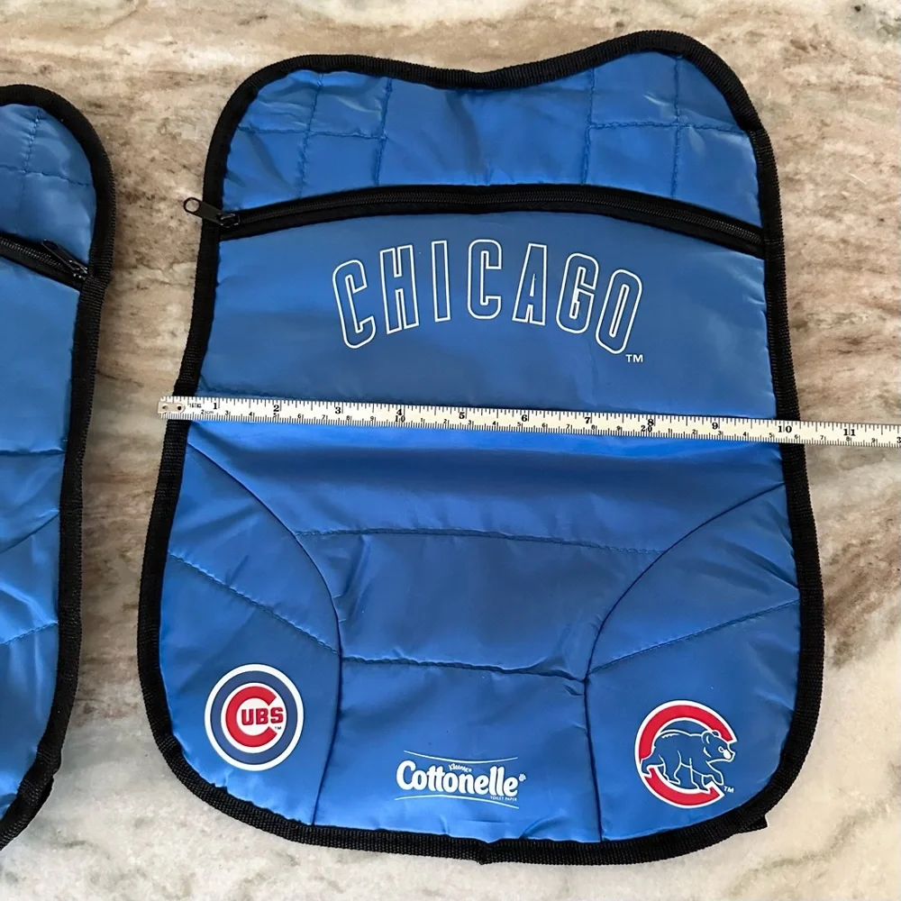 MLB Chicago Cubs Blue Reusable Small Backpack Bag Stadium Souvenir Set of 2